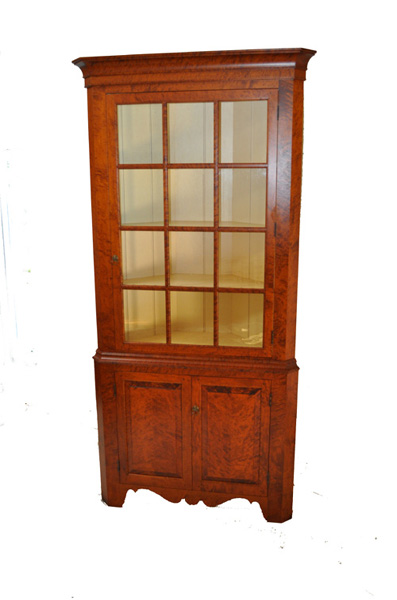 Federal Corner Cupboard