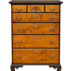 5 Drawer Chippendale Chest With Ogee Feet