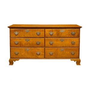 6 Drawer Low Chest With Ogee Feet