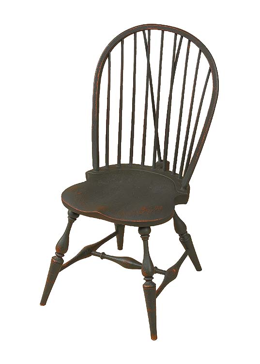 Bow Back Side Chair w/Brace