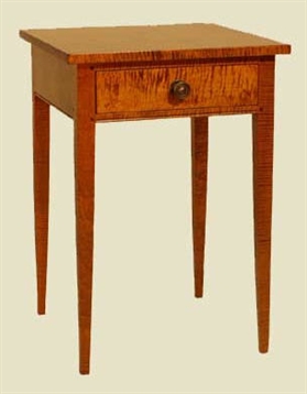 One Drawer Federal Night Stand
