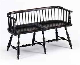 46" Low Back Philadelphia Settee