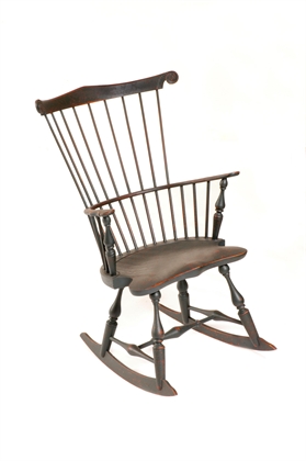 Country Comb Back Rocking Chair