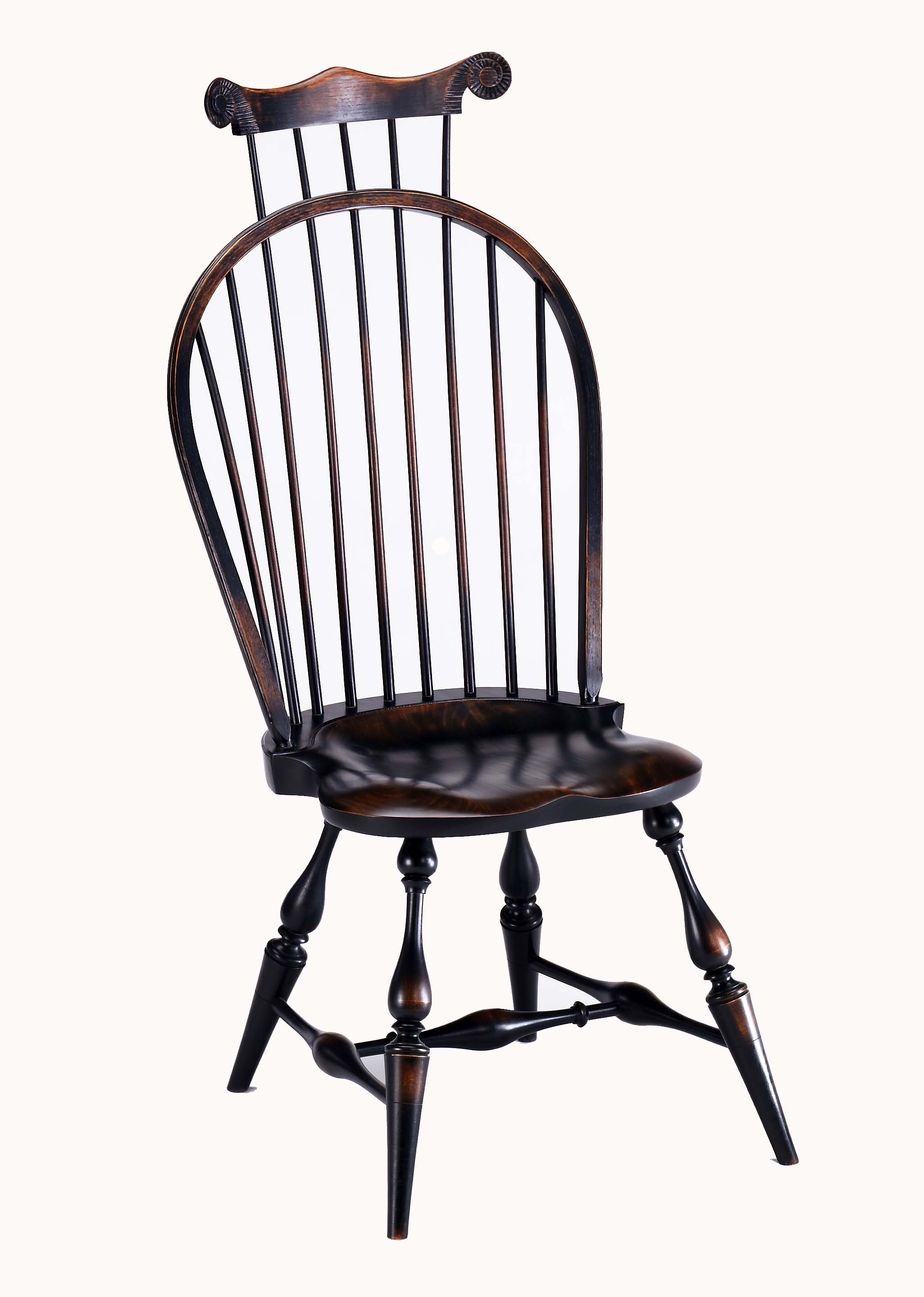 Bow Back Side Chair w/Comb